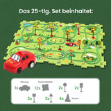 Elektrisches Schienenbahn-Puzzle für Kinder Lernspielzeug Kinderspielzeug
