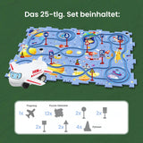 Kinderspielzeug Lernspielzeug Elektrisches Schienenbahn-Puzzle für Kinder