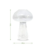 Stehende Glasvase Pilzform Blumenvase Vase Dekoration