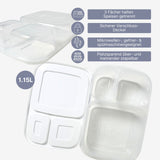 Aufbewahrungsbox Lunchbox Vorratsdose Meal-Prep Box Frischhaltedose