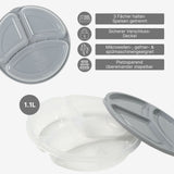 Lunchbox Meal-Prep-Box Frischhaltedose Vorratsdose Vorratsbehälter