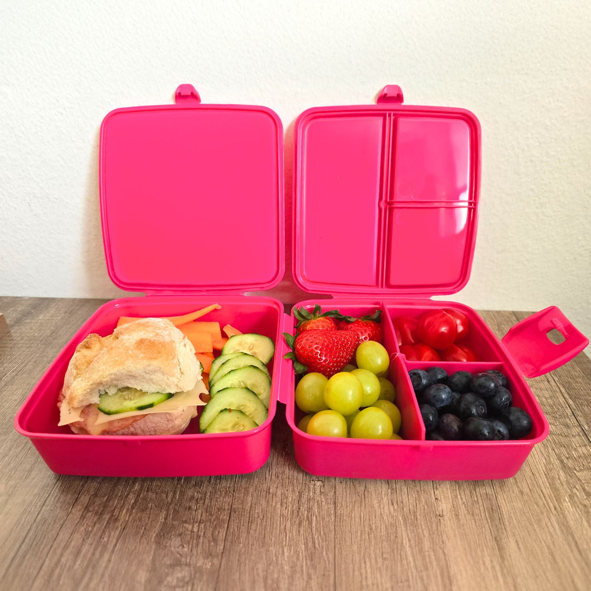 Brotdose mit Besteck Snackbehälter Meal-Prep-Box Znünibox Lunchbox