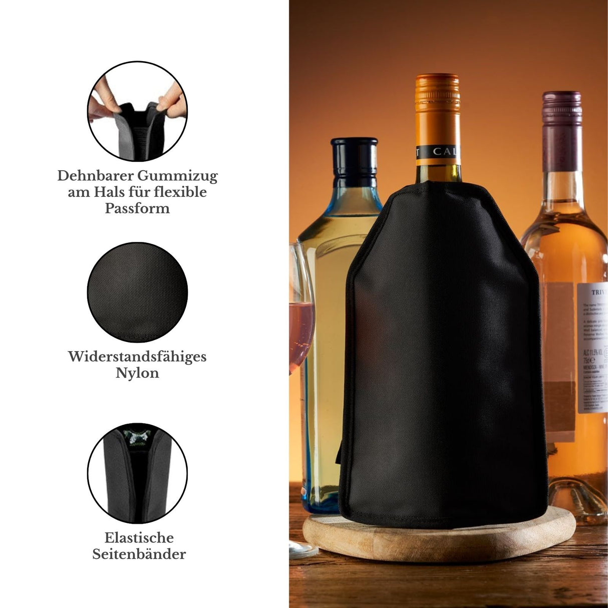 Weinflaschen-Kühler Weinhülle Kühltasche Weinkühltasche Weinkühler