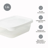 3er-Set Frischhaltedosen Aufbewahrungsdosen Boxen Meal-Prep-Dosen