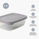 3er-Set Boxen Meal-Prep-Dosen Frischhaltedosen Aufbewahrungsdosen