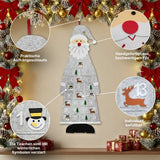 Adventskalender Weihnachtsmann Weihnachtskalender Filz-Adventskalender