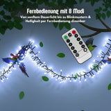 LED Cluster-Lichterkette 3.7m Lichtgirlande Büschellichterkette