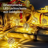 Marokkanische LED Lichterkette 3.5m Beleuchtung Orientalische Deko