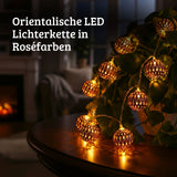 Marokkanische LED Kugelleuchte 1.5m Lichterkette Orientalische Deko