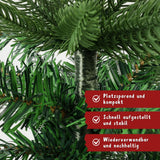 Weihnachtsbaum 60cm mit Topf Kunsttannenbaum Tisch-Christbaum