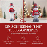 Schneemannfigur Deko-Schneemann Stehfigur Schneemann Dekofigur Winter