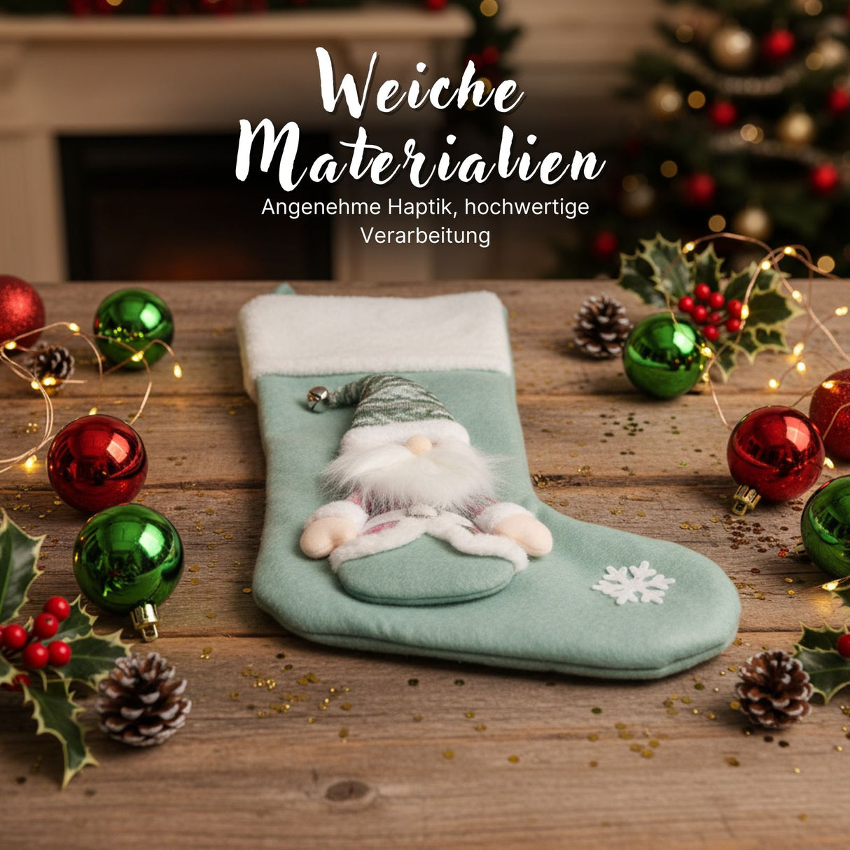 Nikolausstrumpf Weihnachtsdeko Weihnachtsstiefel Weihnachtsstrumpf