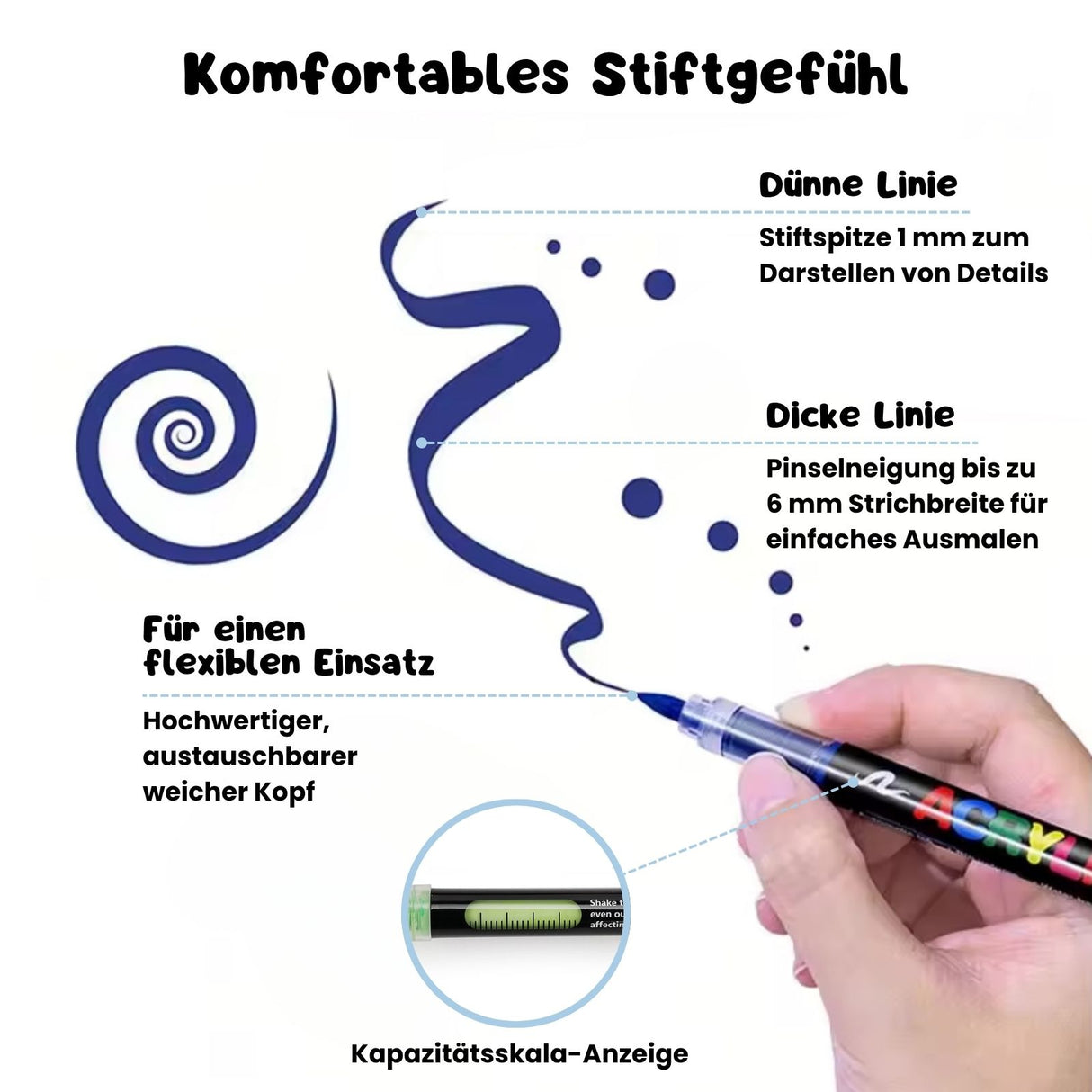 240-tlg. Set Acrylmarker Acryl Brush Marker Arcrylstifte Pinselstifte
