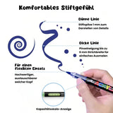 240-tlg. Set Acrylmarker Acryl Brush Marker Arcrylstifte Pinselstifte
