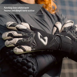 Fussballhandschuhe Pulse X Black Gr. 6 Torwart Goalie Handschuhe