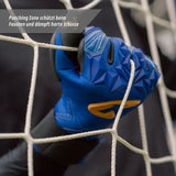 Fussballhandschuhe Pulse X Blue Gr. 9 Torwart Goalie Handschuhe
