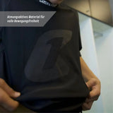 Atmungsaktives Sport Kompressions T-Shirt Gr. 128 Funktionsshirt Unterziehshirt