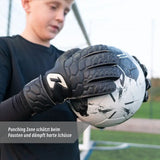 Fussballhandschuhe Fly Kids Dark Soul Gr. 5 Torwart Goalie Handschuhe