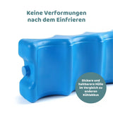 2er-Set Kühlakku Kälteakku Kühlelement Gefrierakku Kühlpack Eisakku
