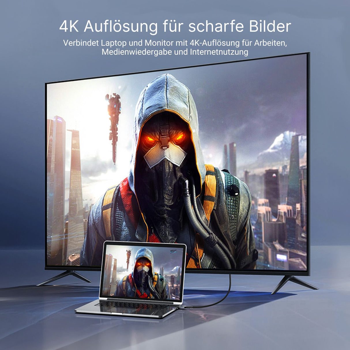 DisplayPort 1.2 zu HDMI 2.0 Kabel 2m DP zu HDMI-Kabel Anschlusskabel