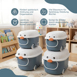 4er-Set Spielzeugkiste Truhe Organizer Spielzeug-Aufbewahrungsbox