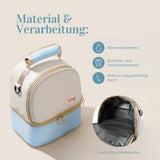 5er-Set Milchkühltasche mit Kühlakkus Rucksack Kühlpacks Tragetasche