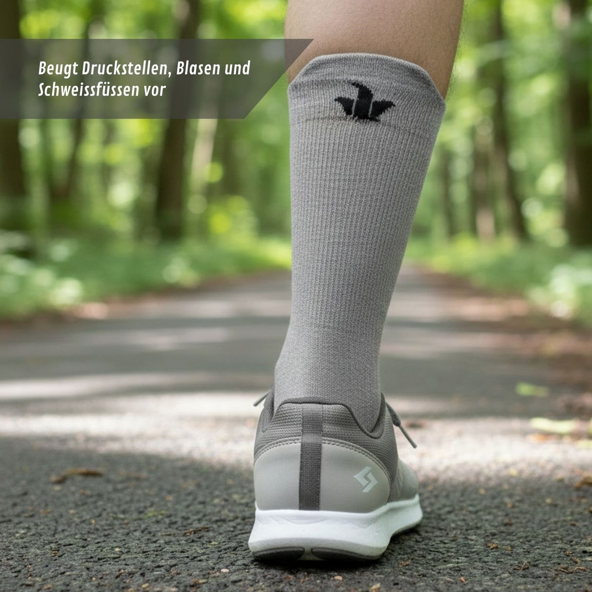 Merino-Socken Gr. 43-47 Wandersocken Reisesocken Outdoorsocken