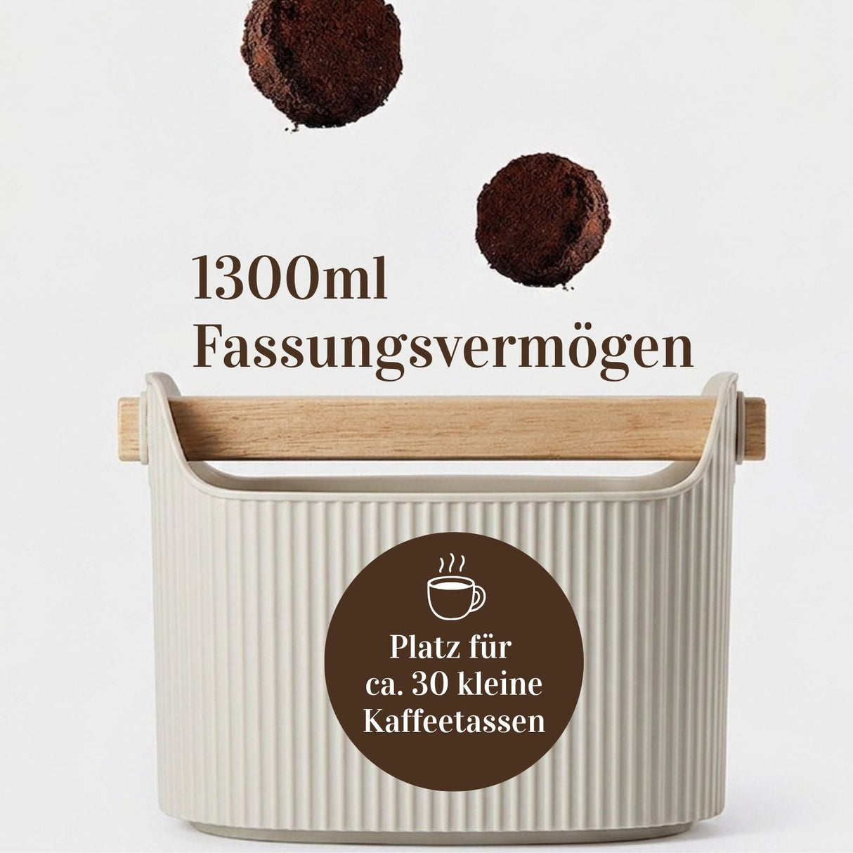 Kaffeesatz-Abklopfbehälter Abschlagbehälter Knock Box Kaffeesatzbox