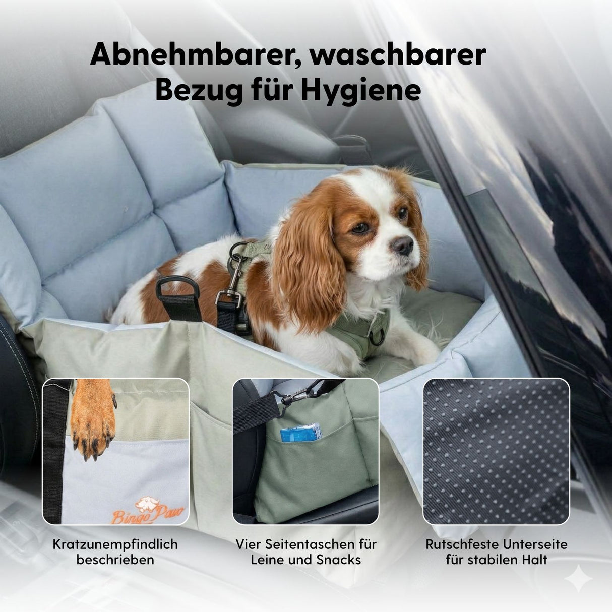 Hunde-Transporttasche Hundeautositz Tragetasche für Hunde Hundetasche
