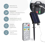 LED-Gartenbeleuchtung 8.6m Dekoleuchte Ambientebeleuchtung Lichtdeko