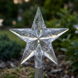 4er-Set LED-Dekoleuchte Solarleuchte Gartenbeleuchtung Spiralbaum