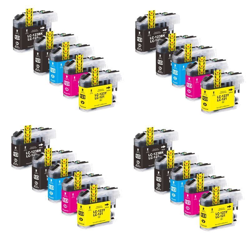 Alternative Tintenpatrone zu Brother LC-123 CMYK XL