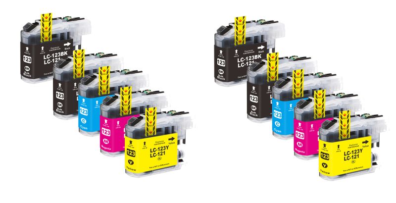 Alternative Tintenpatrone zu Brother LC-123 CMYK XL