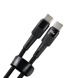USB-C zu USB-C Schnellladekabel 2m 100W PD Nylon