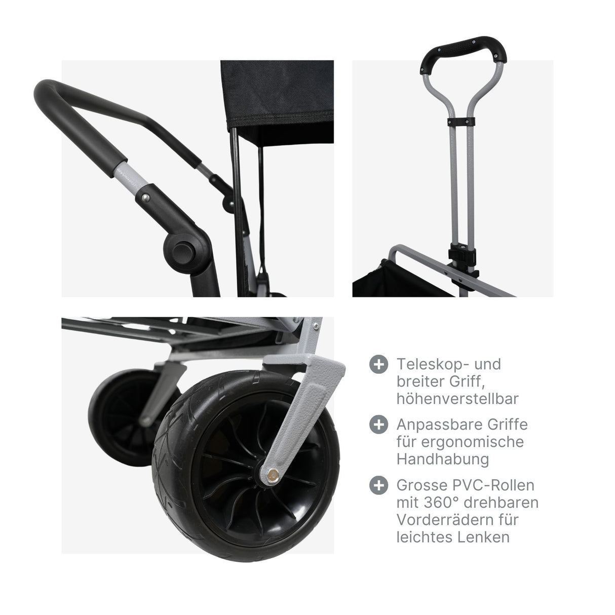 Bollerwagen Leiterwagen Gartenwagen Handpritschenwagen Traglast 100kg
