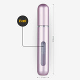2er-Set Mini-Parfümzerstäuber 8ml Parfum Vaporisateur Pink