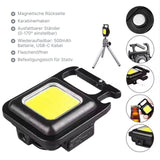 Campinglicht LED Taschenlampe multifunktionaler LED-Schlüsselanhänger