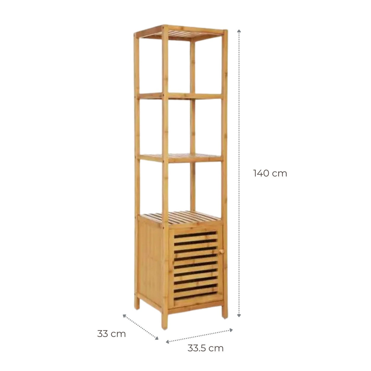 Standregal Badregal Beistellregal Aufbewahrungsregal mit Schrank