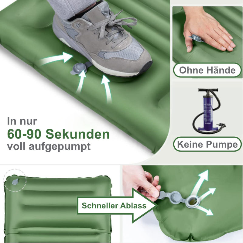 Isolationsmatte Campingmatte Luftmatratze Schlafmatte Thermomatte