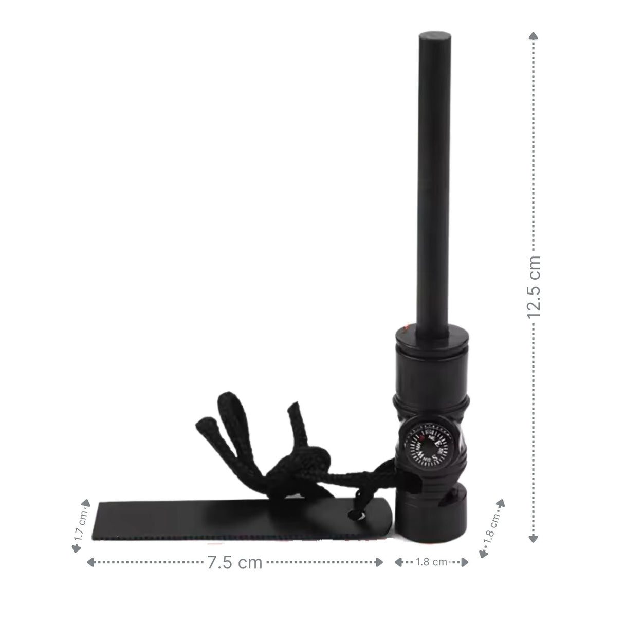 3in1 Feuerstarter-Kit Zündstahl Magnesium-Feuerstahl Feuerstein