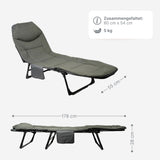Campingliege Outdoor-Liege Feldbett Sonnenliege Klappbett