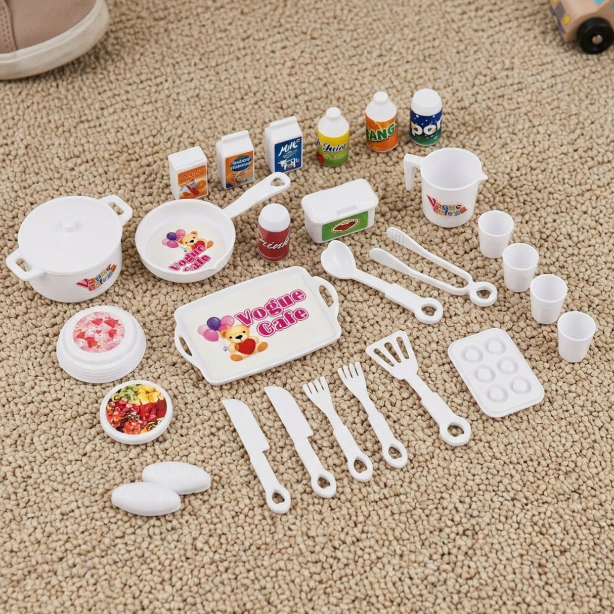 28-tlg. Puppenküchen-Zubehör für Barbie Haushalts-Set Küchenutensilien