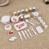 28-tlg. Puppenküchen-Zubehör für Barbie Haushalts-Set Küchenutensilien