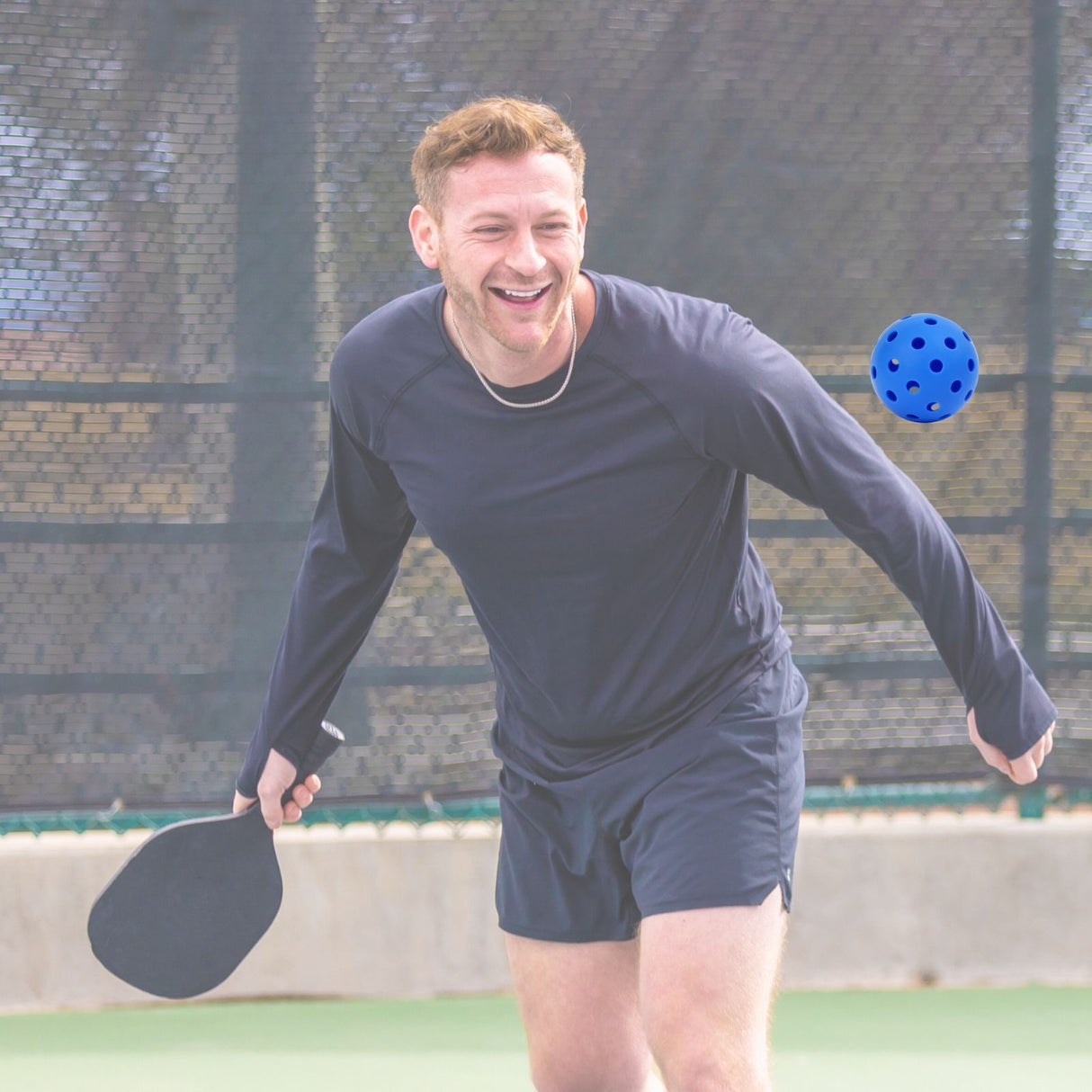 6-tlg. Set Pickleball-Outdoorball Pickleball-Ball Racketsportball