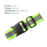 Reflektierender Kofferriemen Kofferband Stretch-Fixierband Kostüm-Band