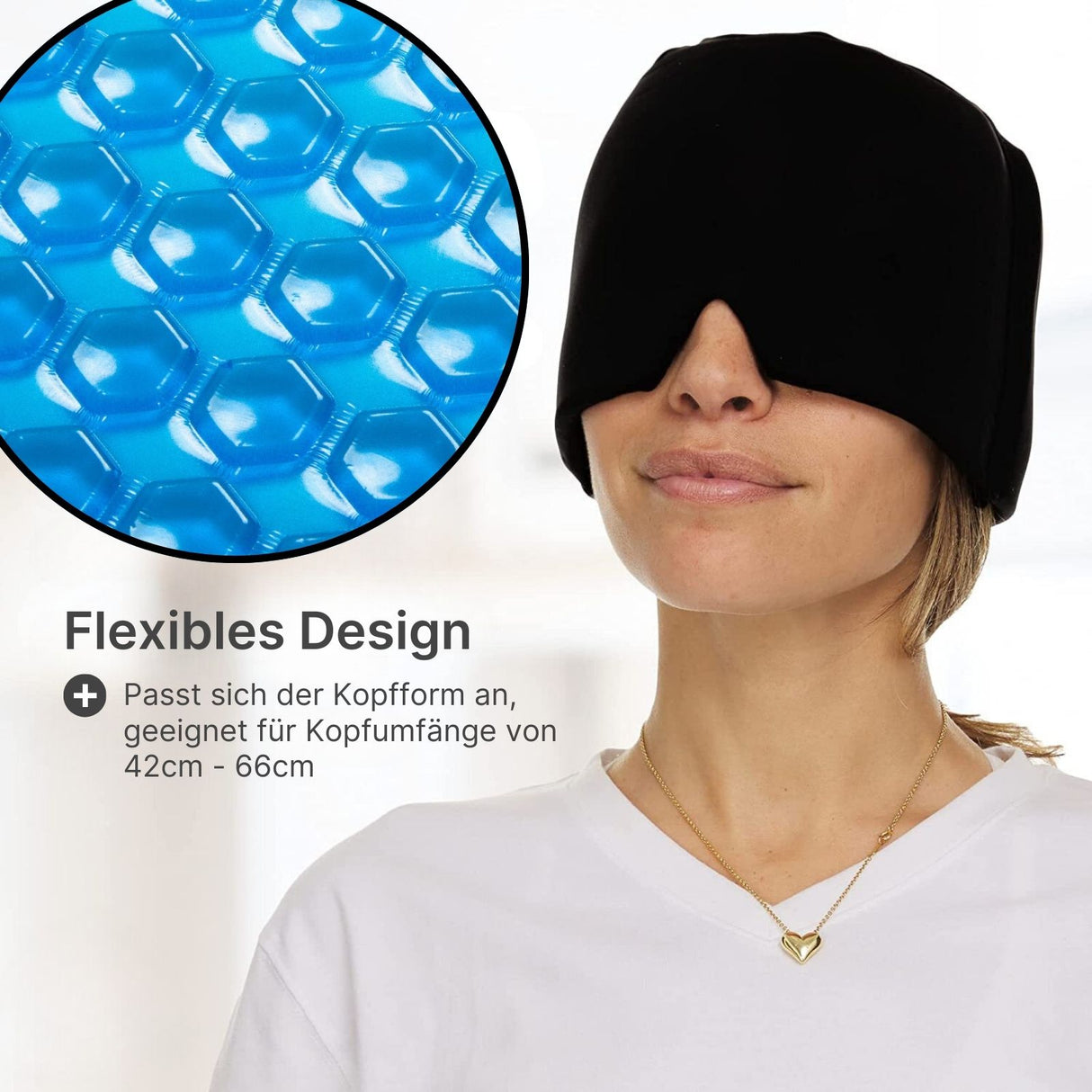 Gel-Gesichtsmaske Entspannungs-Gelmaske Kühl- und Wärmemaske