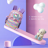 Einhorn-Rucksack Kinderrucksack Kindergartenrucksack Glitzer-Rucksack