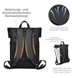 Roll-Top-Rucksack Laptop-Rucksack Roll-Up-Rucksack Roll-Top-Backpack