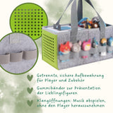 Aufbewahrungstasche für Hörspielbox und Figuren Organizer-Tasche für Hörspiel Grün