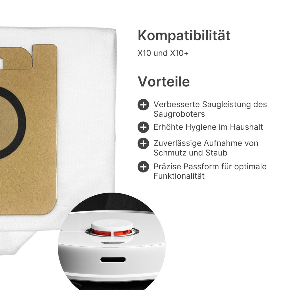 Alternative Staubbeutel zu Xiaomi X10 X10+